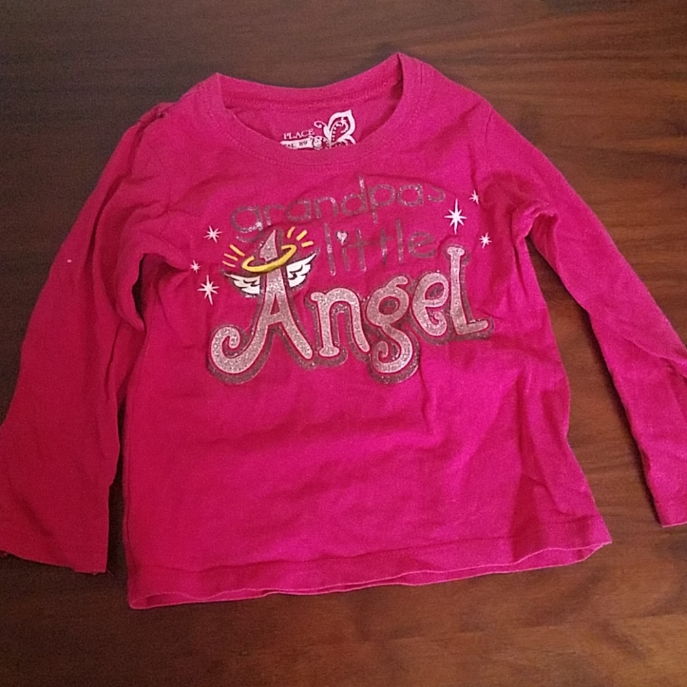 5/$15.  Long sleeve shirt "grandpas little angel"
